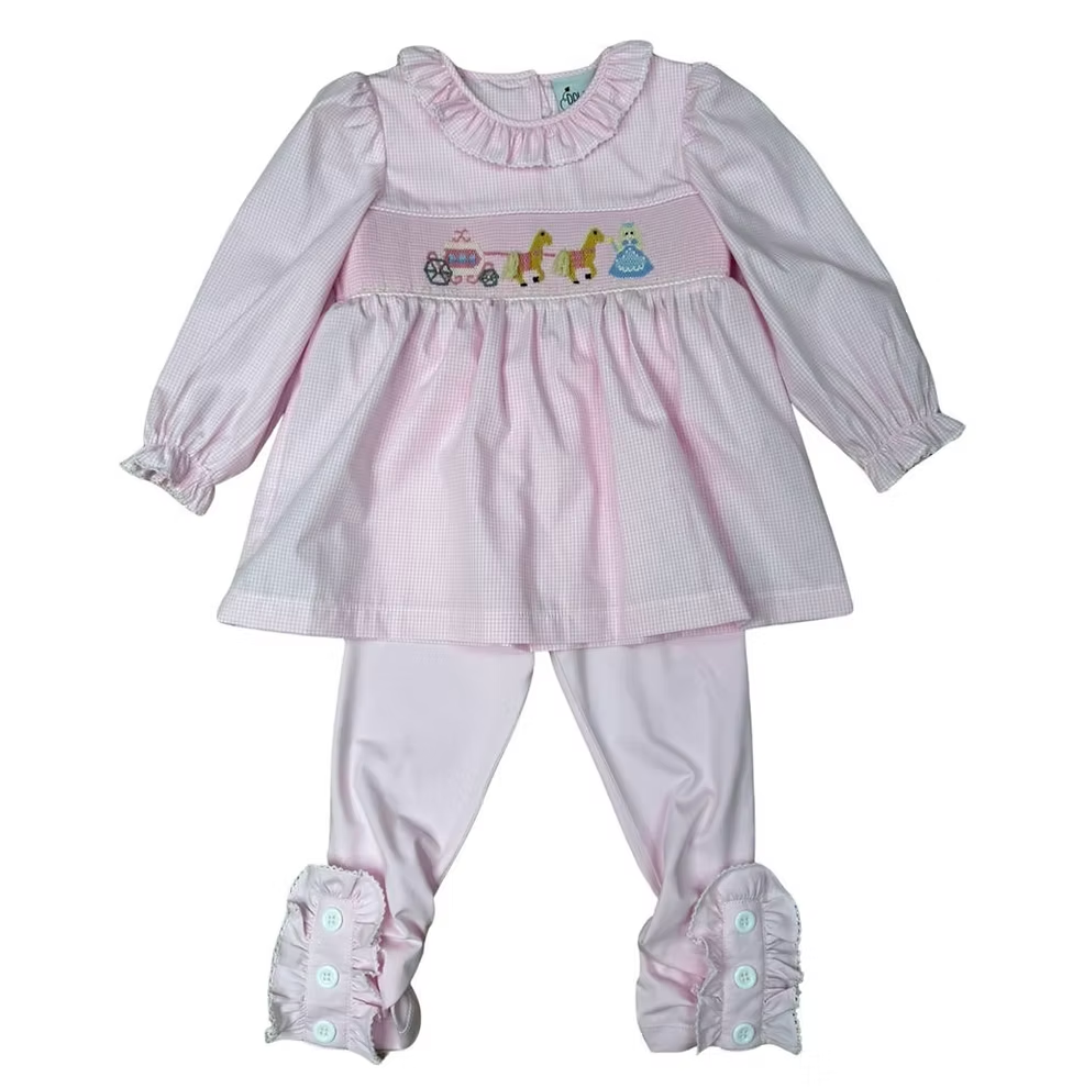 Cinderella Smocked Set