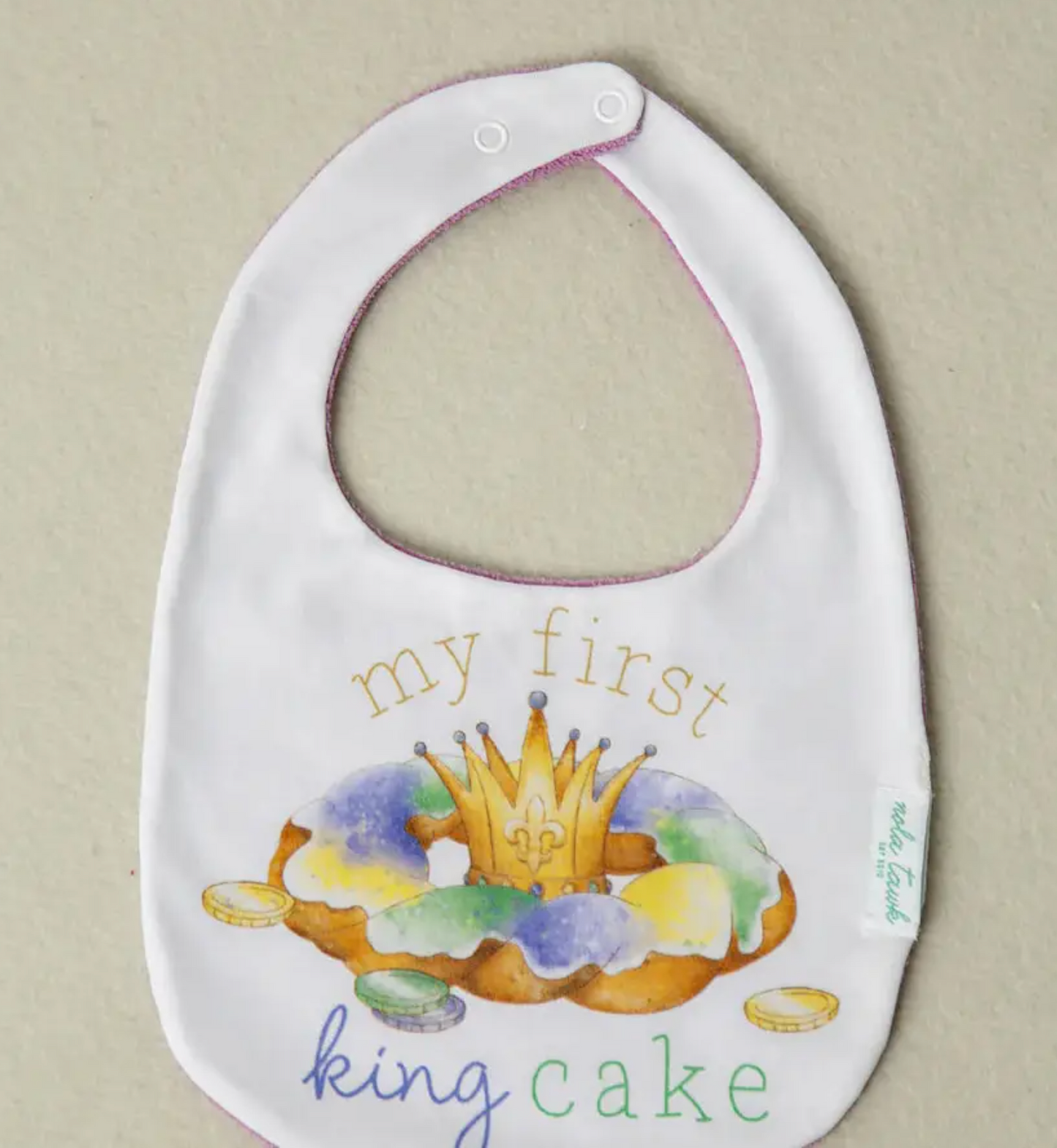My First King Cake Bib