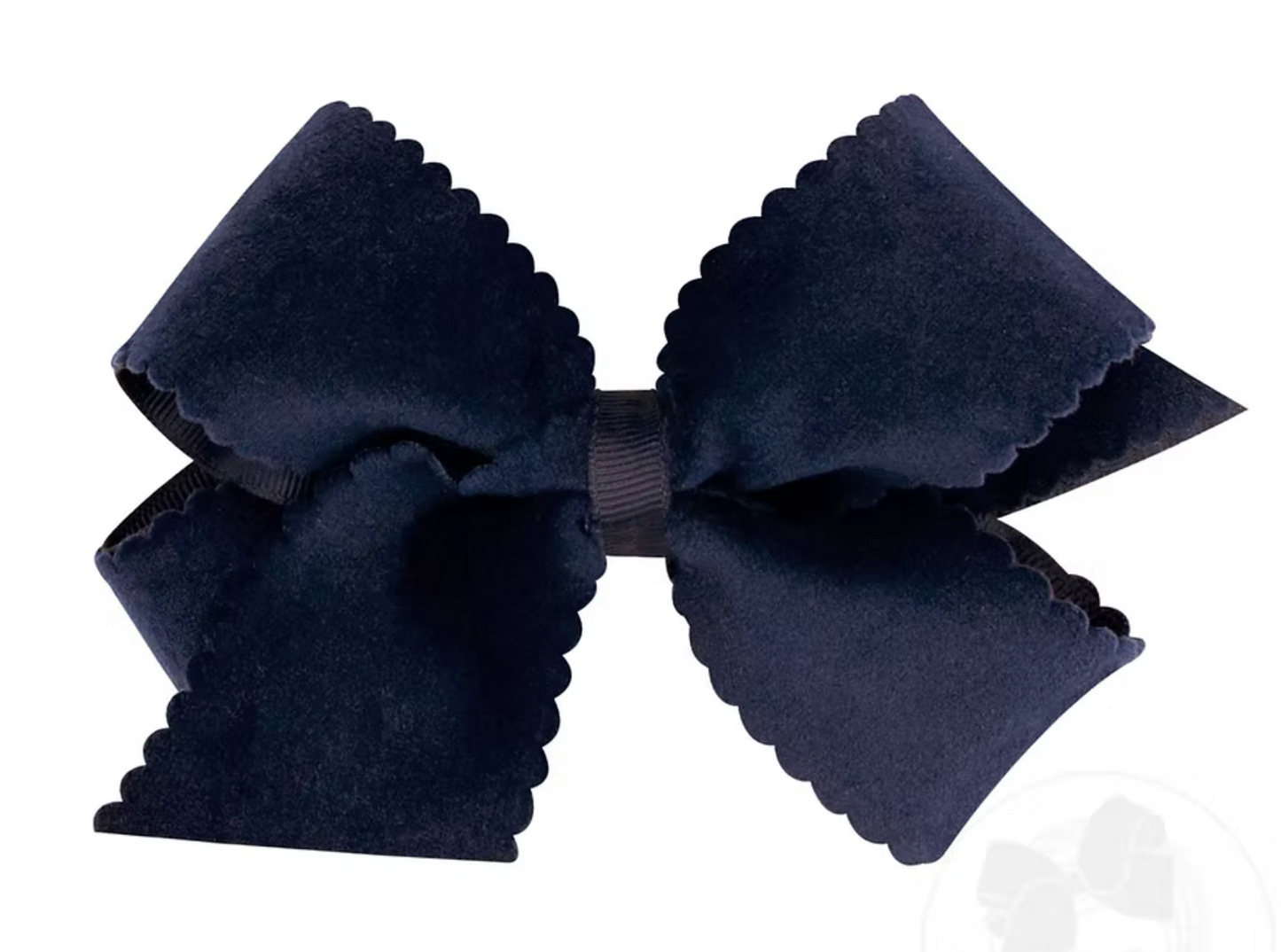 Scallop Velvet Bow - King