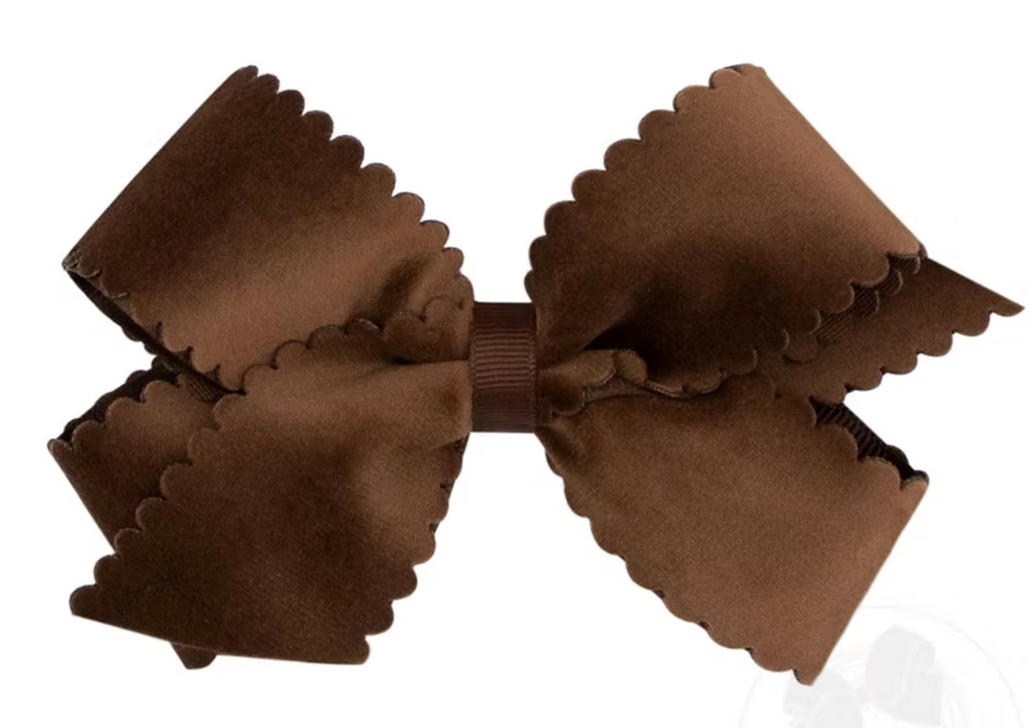 Scallop Velvet Bow - King