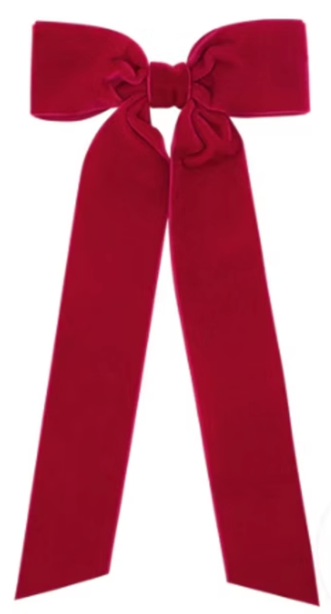 Velvet Streamer Bow