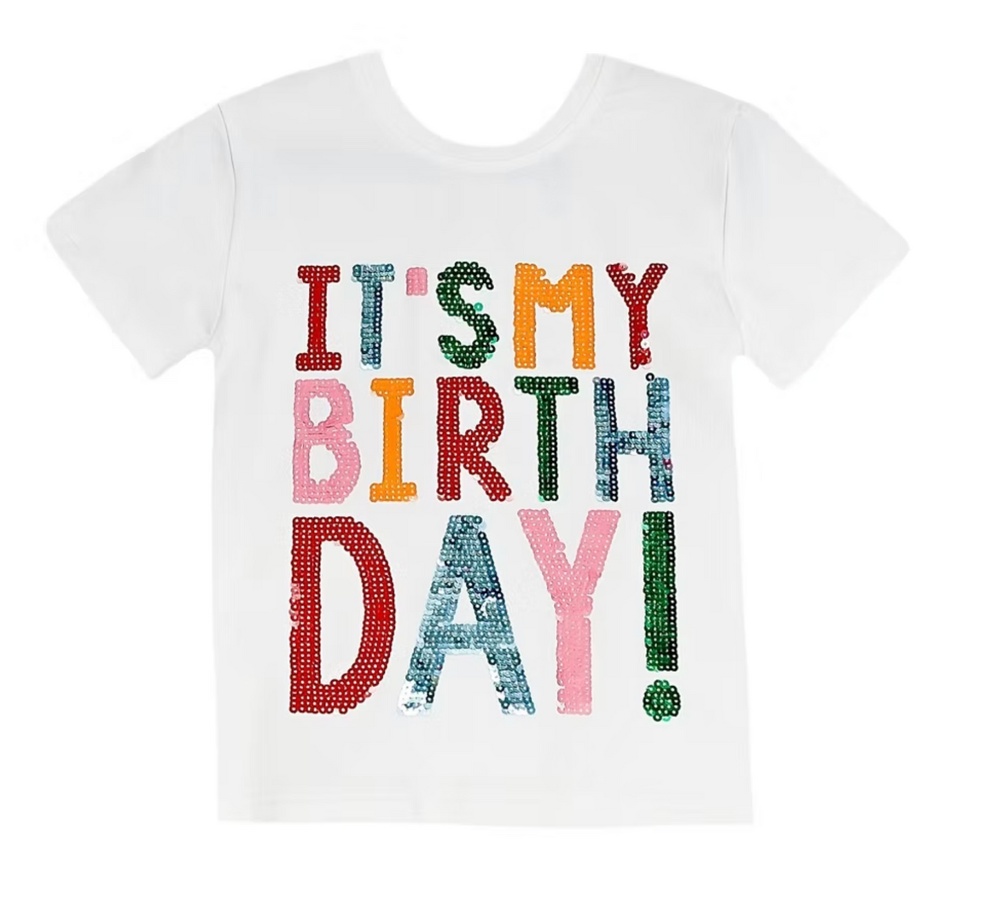 Sequin Birthday Shirt