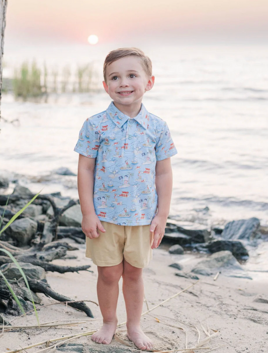Shipwrecked Polo and Shorts Set
