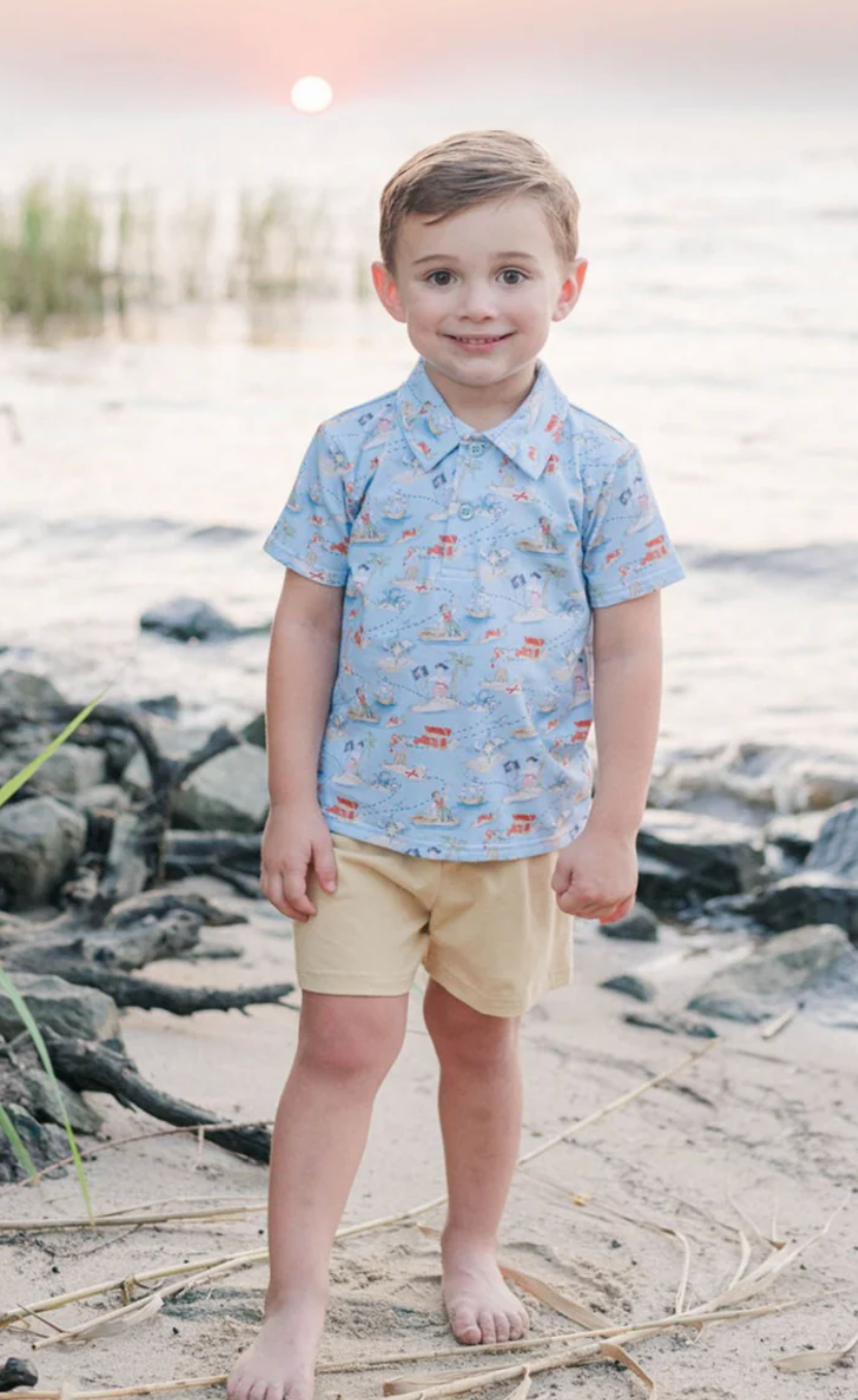 Shipwrecked Polo and Shorts Set