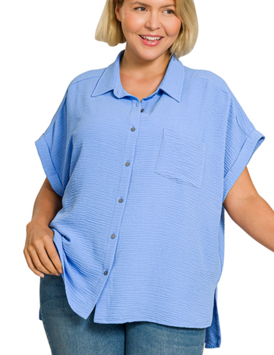 Airflow Button Down - Plus