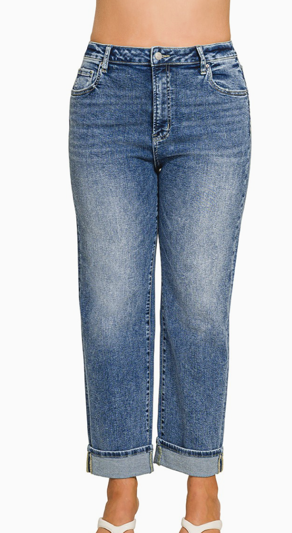 Cuff Jeans - Plus