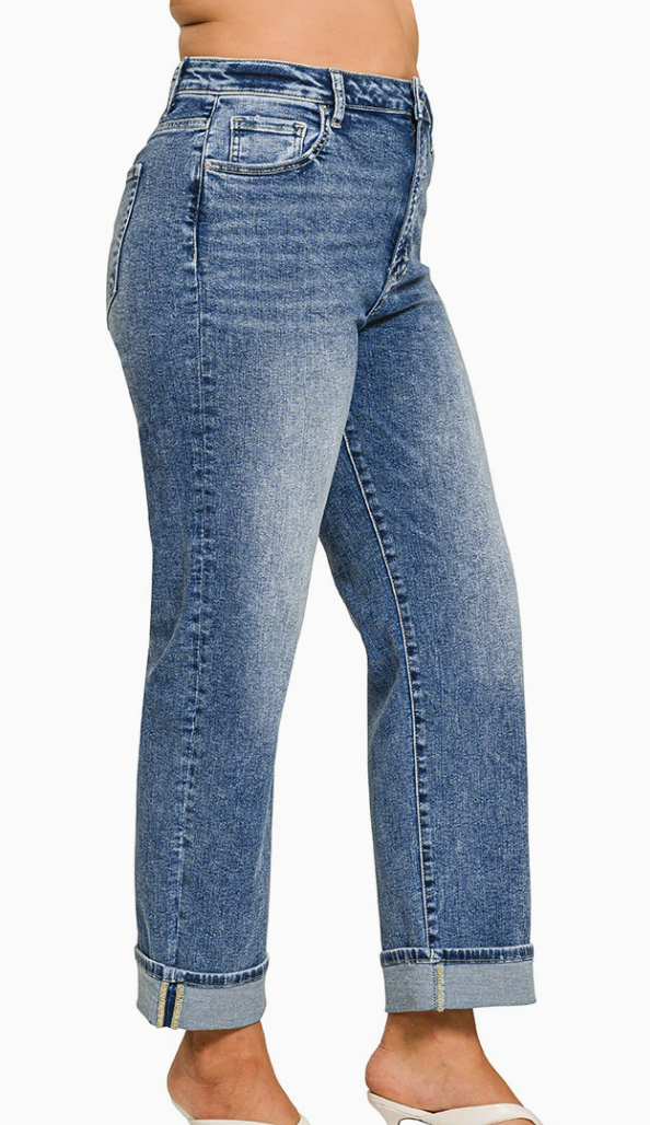 Cuff Jeans - Plus