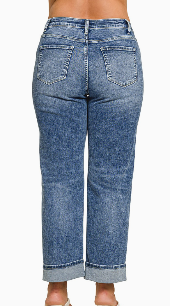 Cuff Jeans - Plus
