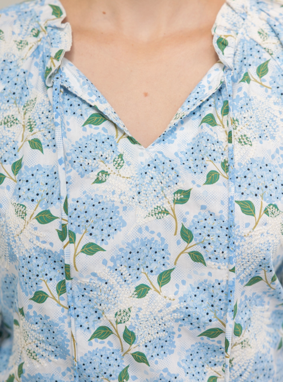 Hydrangea Bloom Top