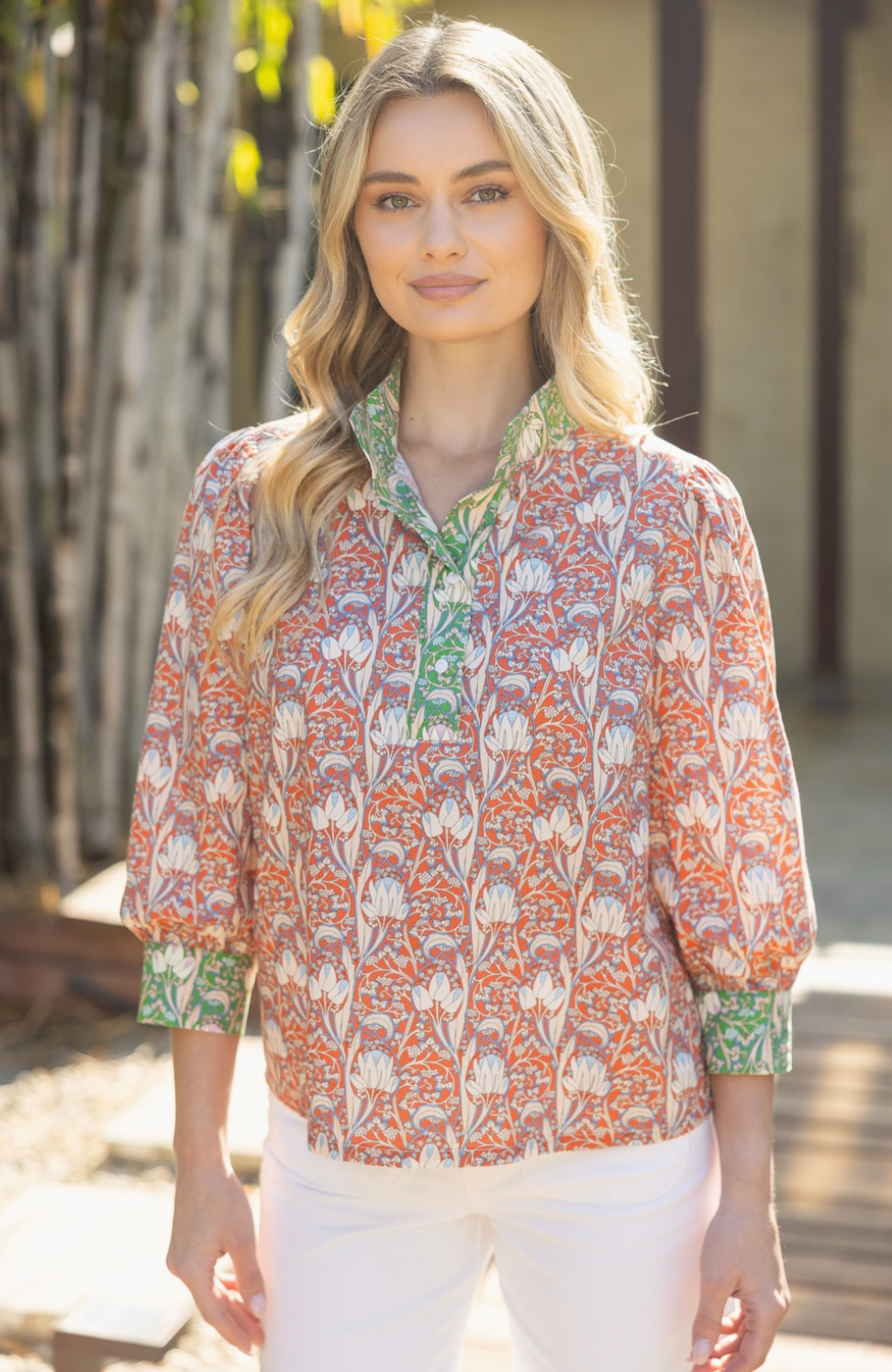 Clementine Floral Blouse