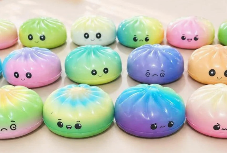 Mystery Slow-Rise Rainbow Dumpling Squishy