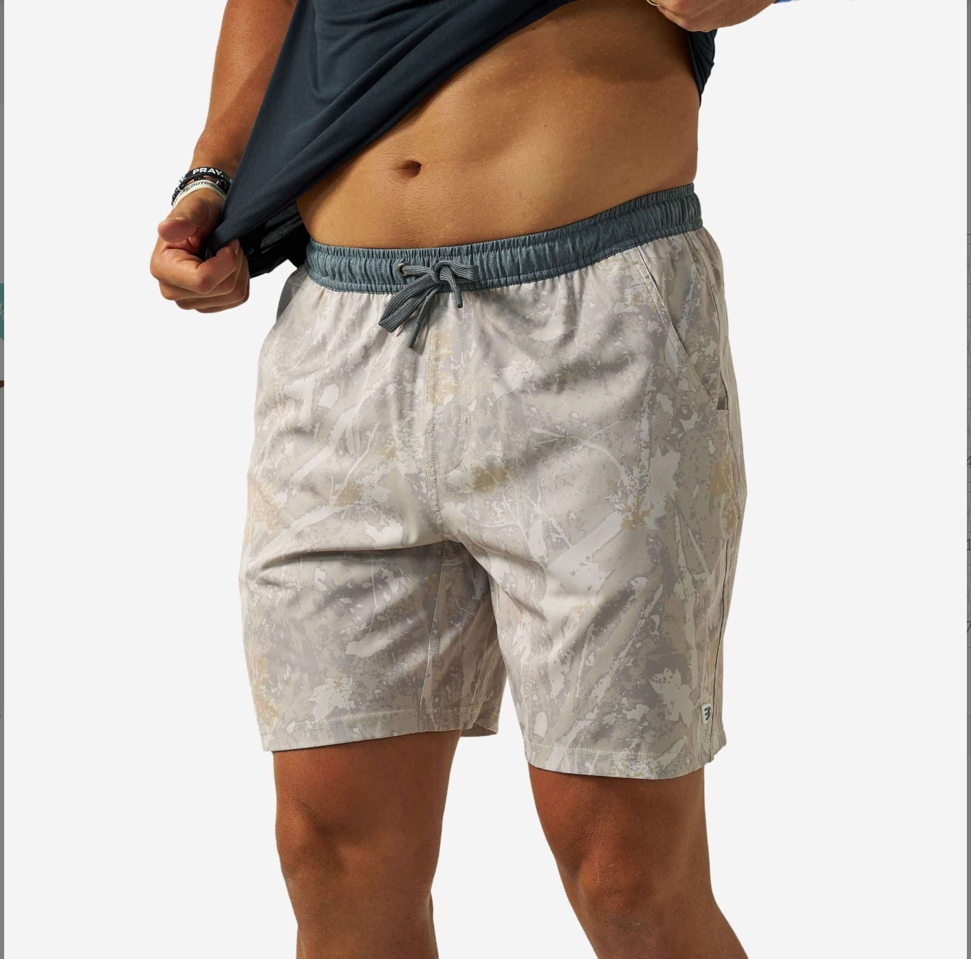 Burlebo Adult Athletic Short- Drifter Camo