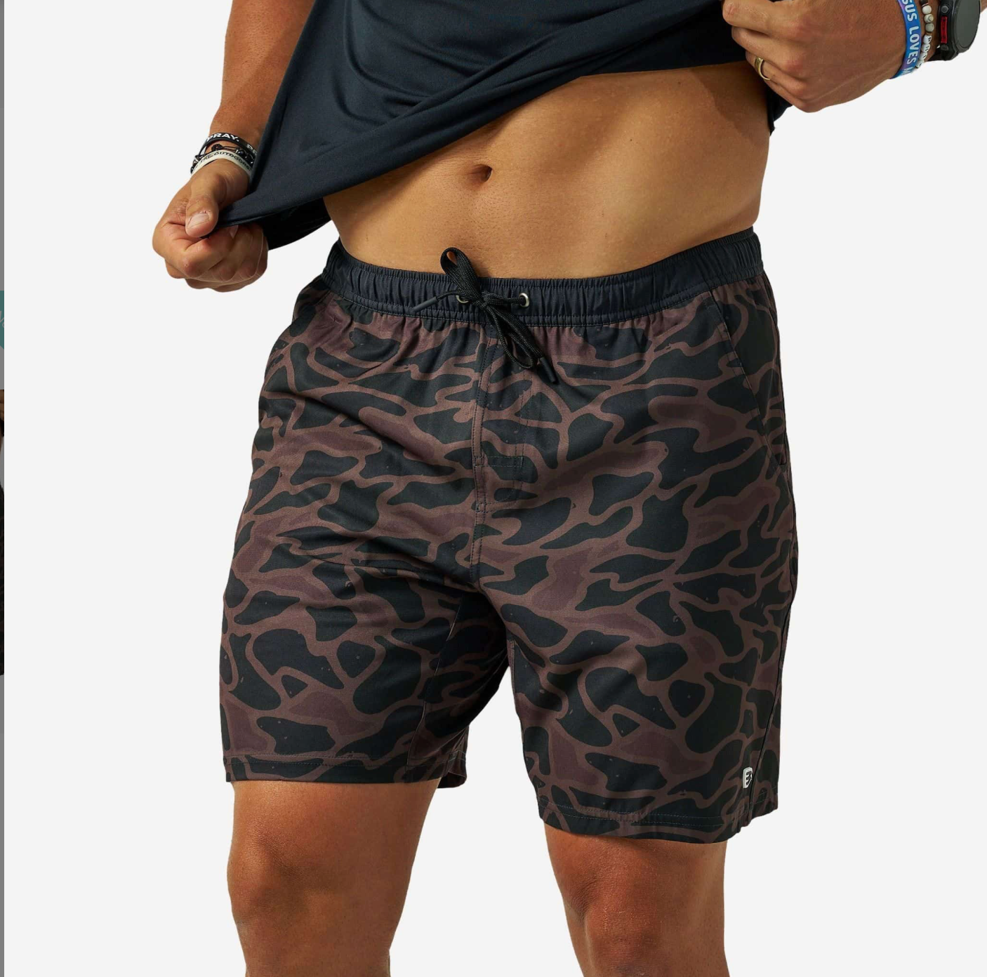 Burlebo Adult Athletic Short- Bendita Camo