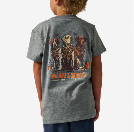 Burlebo Youth Camo Duck Dog Tee