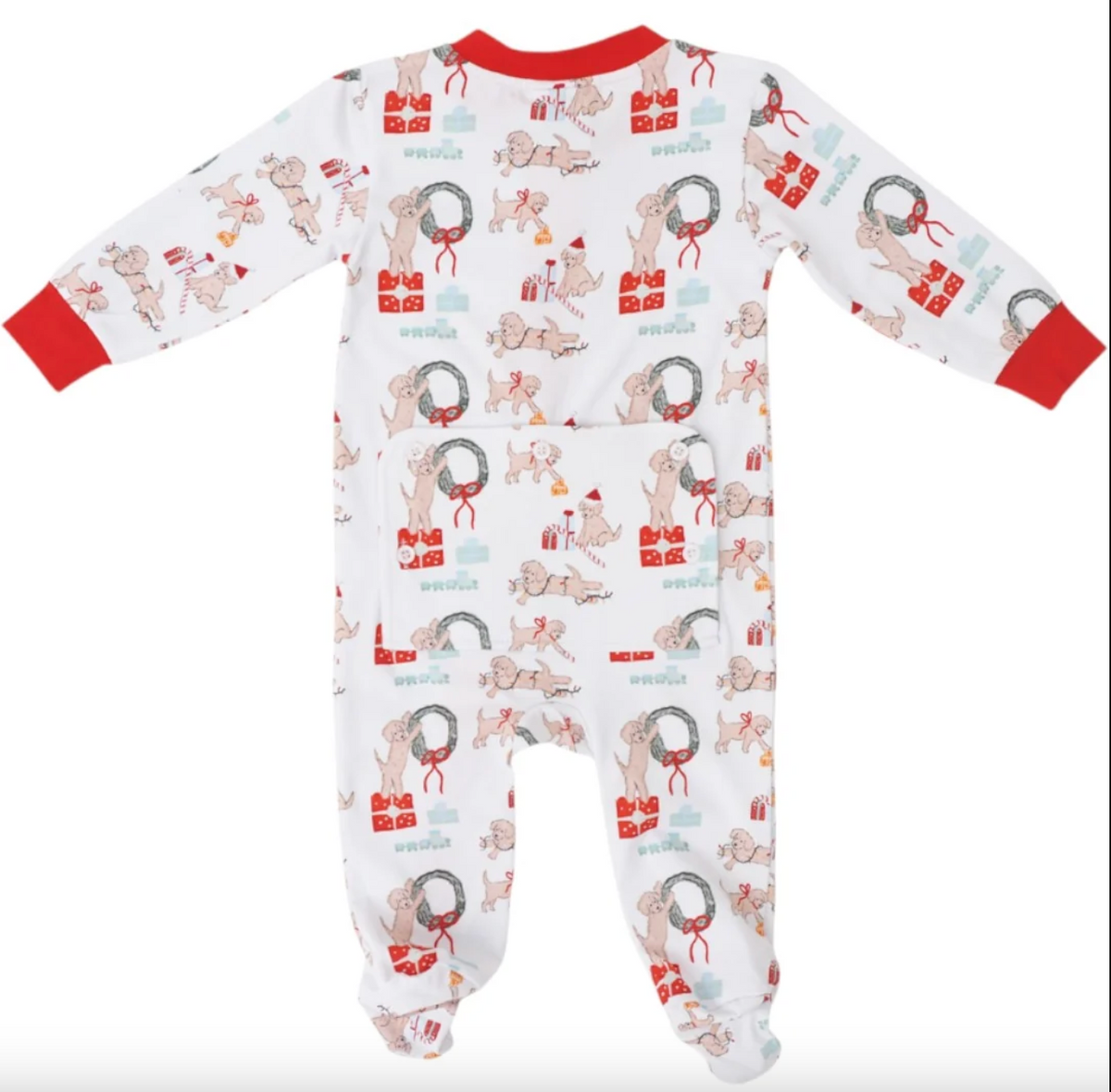 Santa Paws Footie Pajamas