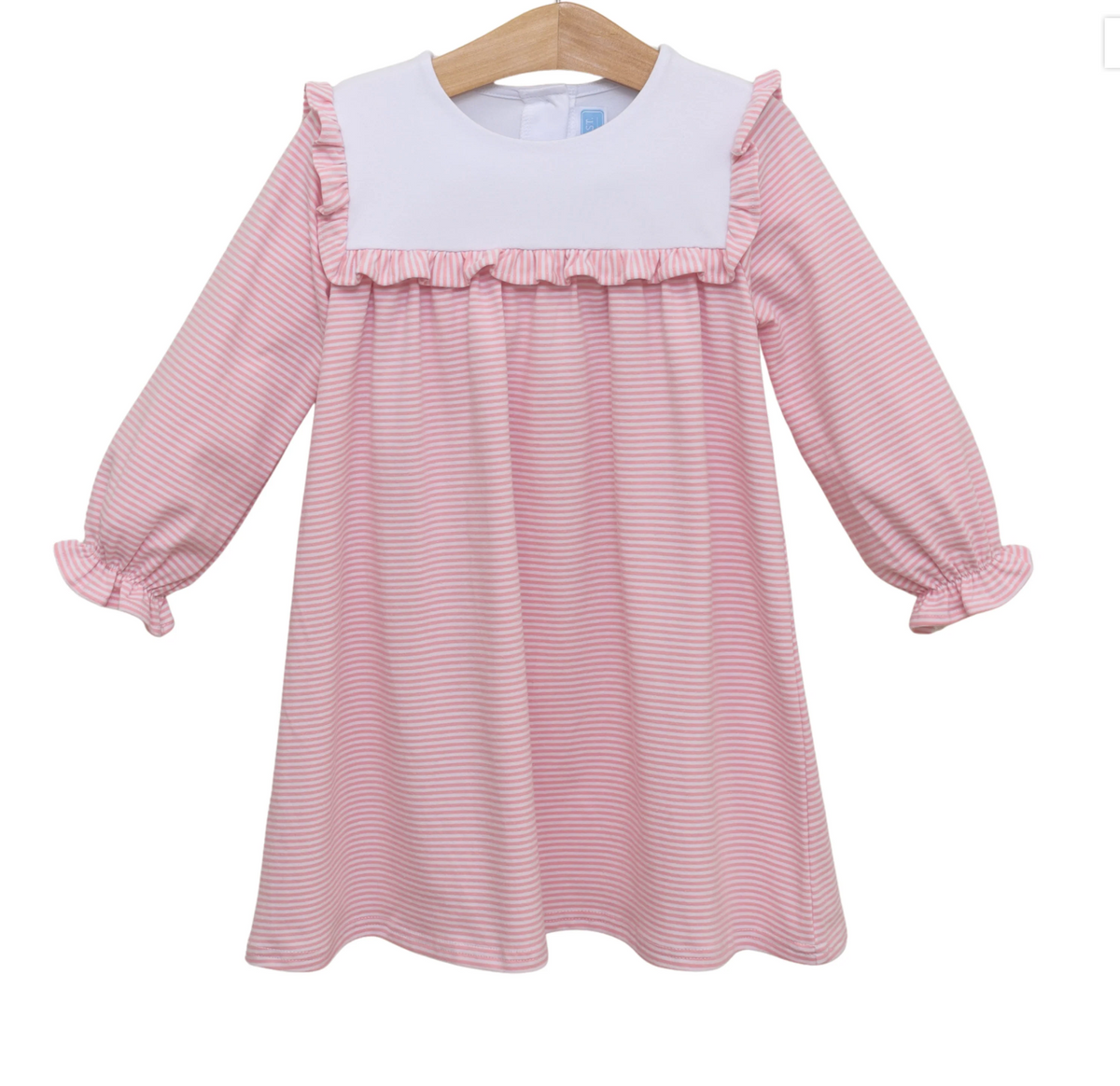 Marie Stripe Dress - Light Pink