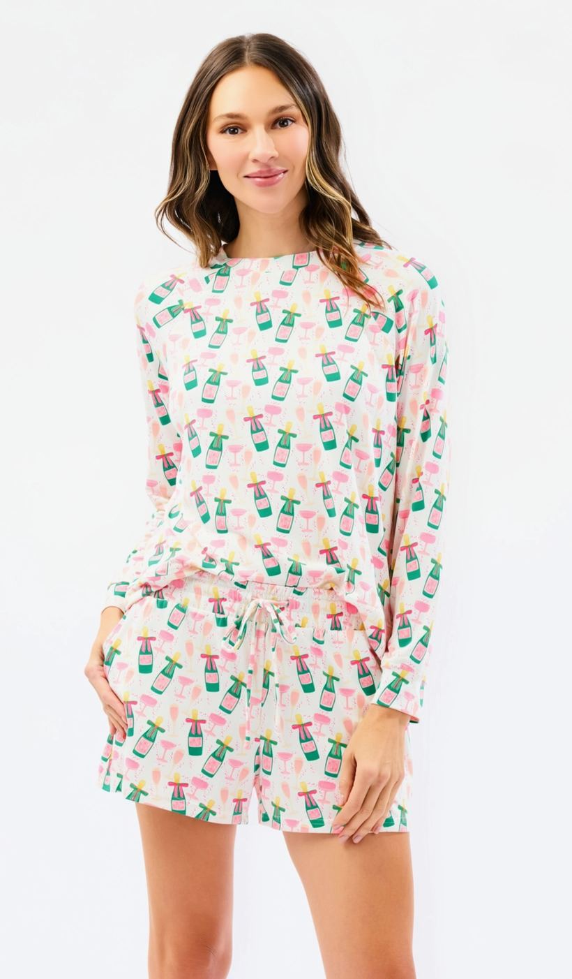 Champagne Toast Annie PJ Set - Mary Square