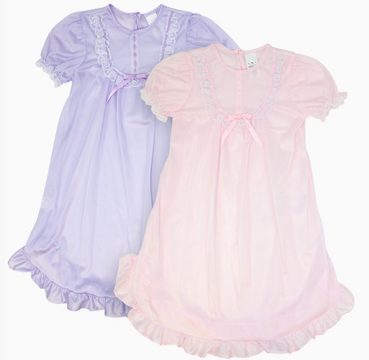 Girl's Satin Nightgown