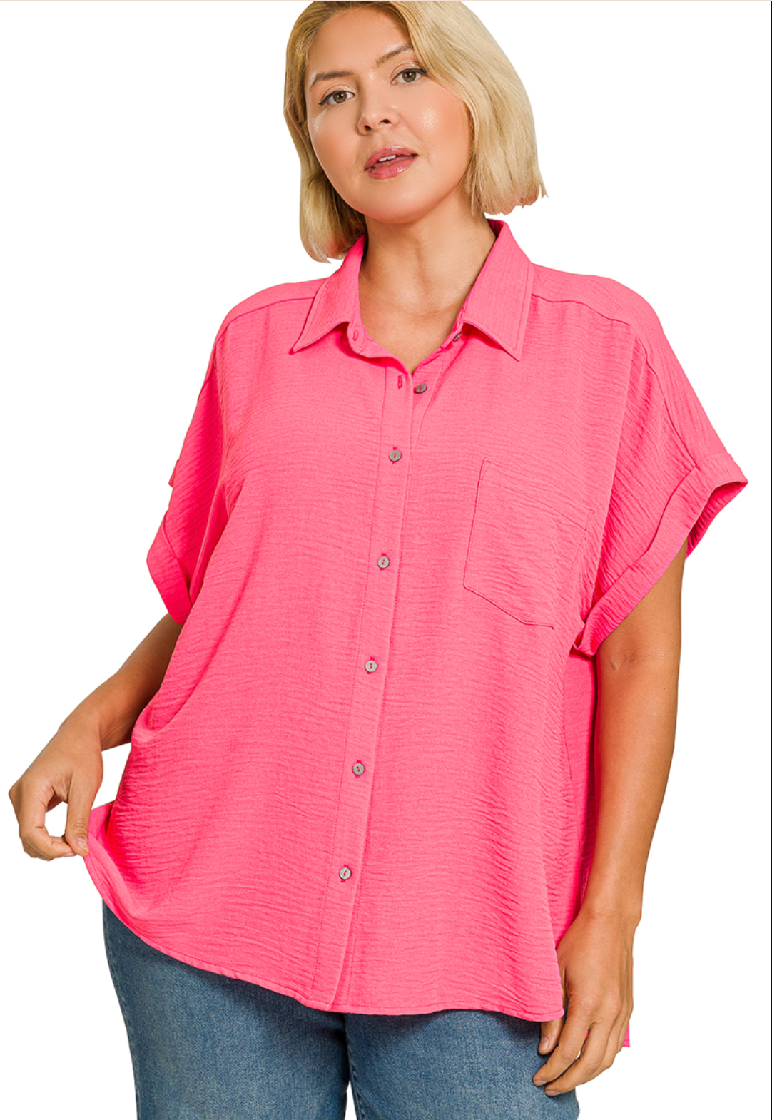 Airflow Button Down - Plus