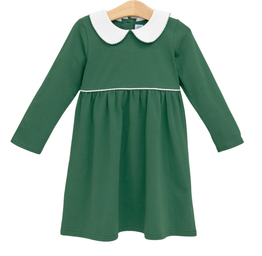 Claire Knit Dress - Dark Green