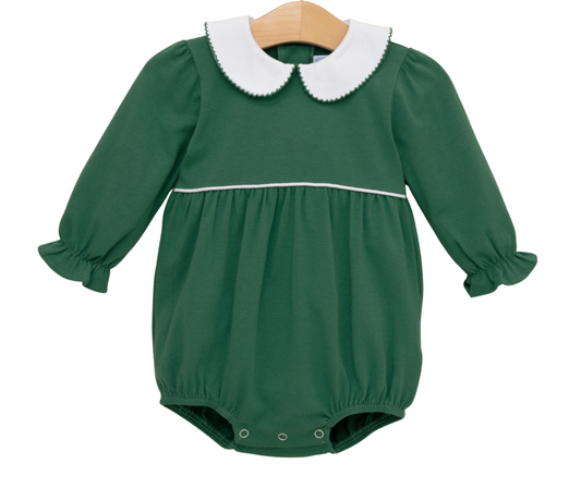 Claire Knit Bubble - Dark Green