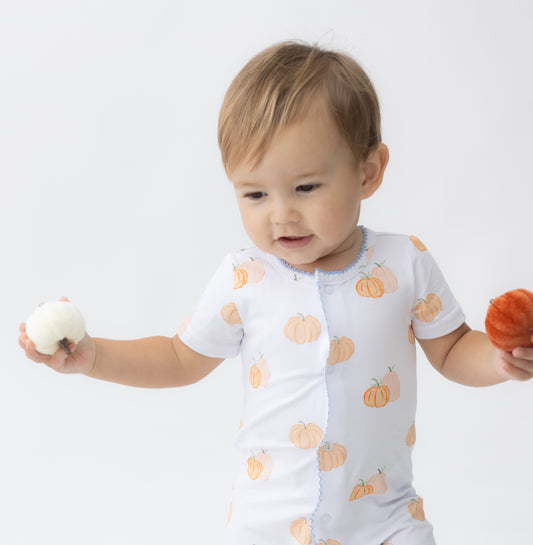 Pumpkin Row Reed Romper