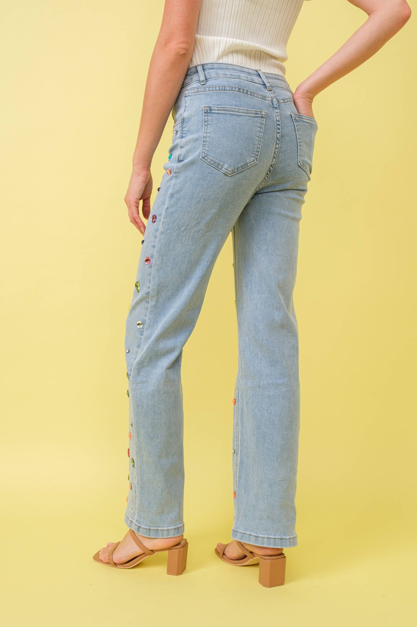 Jewel Embellished Jeans