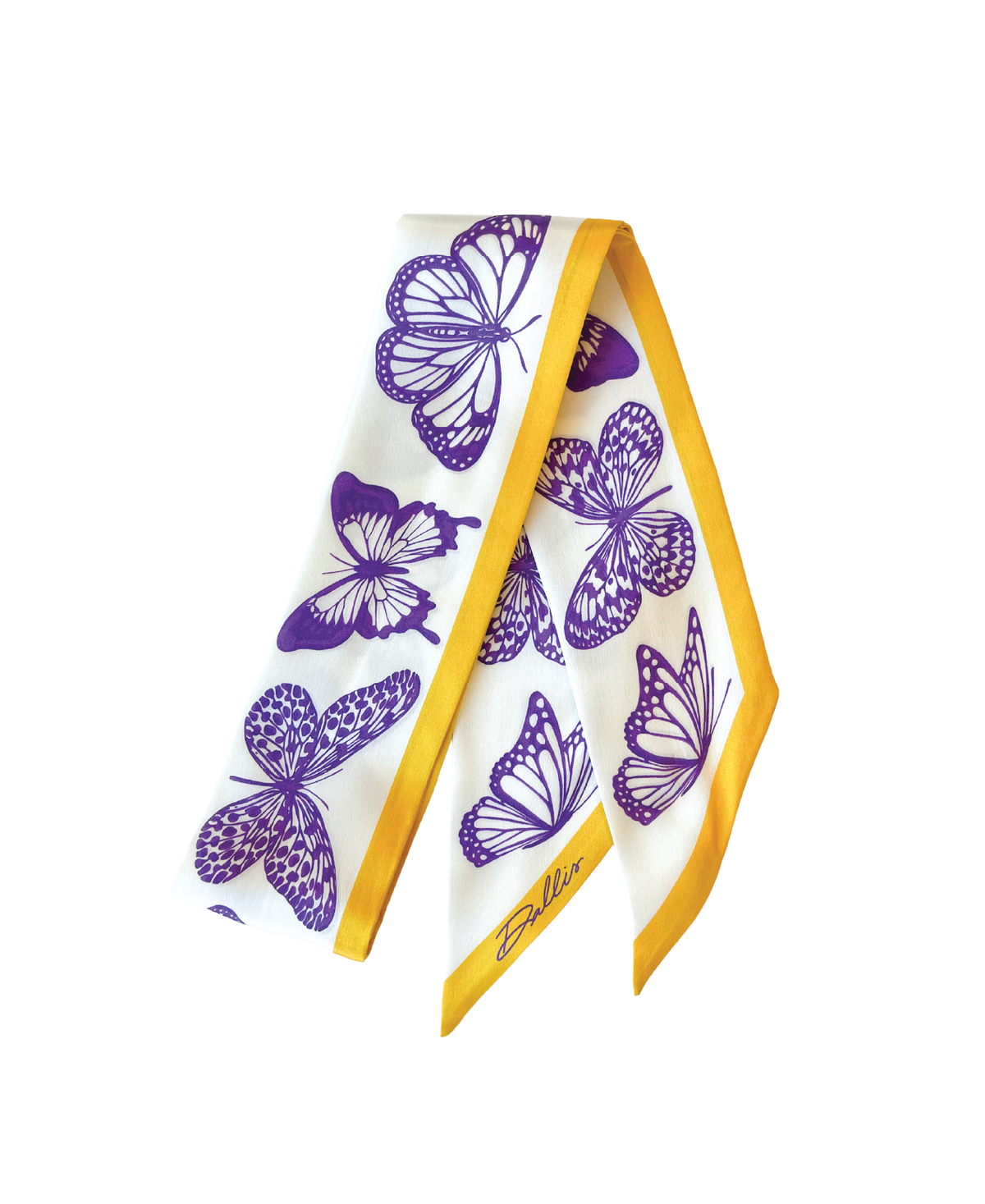The Butterfly Twilly in Purple & Gold