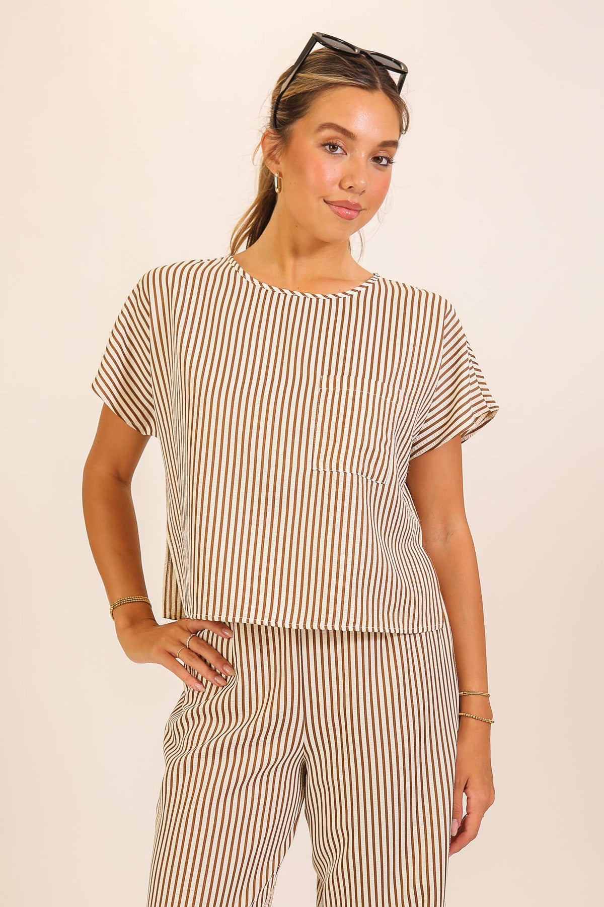 Easy Weekend Striped Set