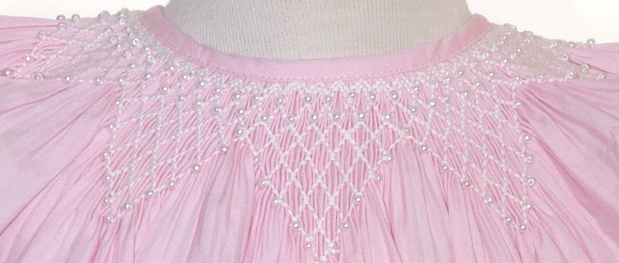 Blush Pearl Bishop Dress