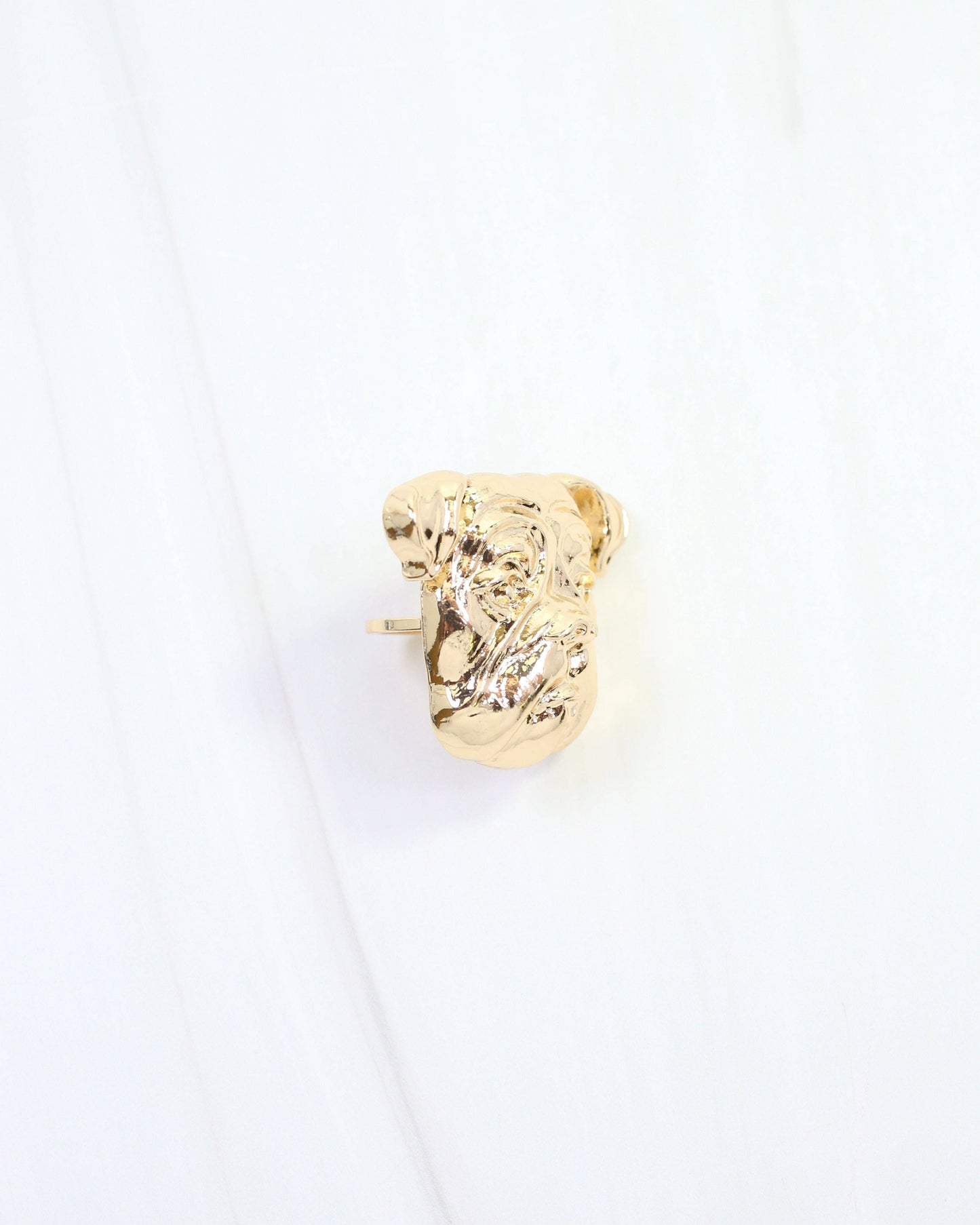 Sally Scarf Slide Dog Gold