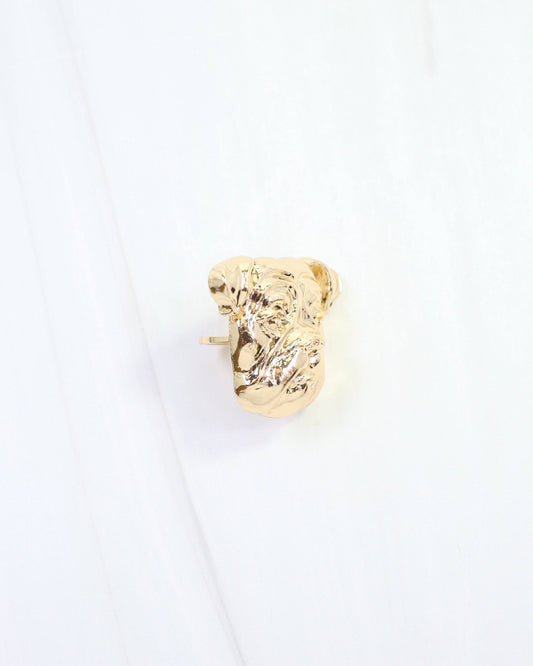 Sally Scarf Slide Dog Gold